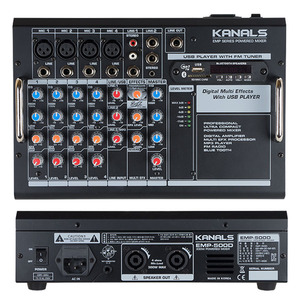 KANLAS(카날스) EMP-500D / 초경량 파워드믹서 / 멀티 이팩터 내장